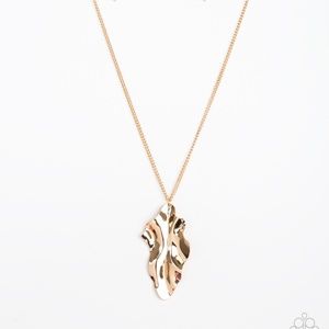 Fiercely Fall - Gold necklace